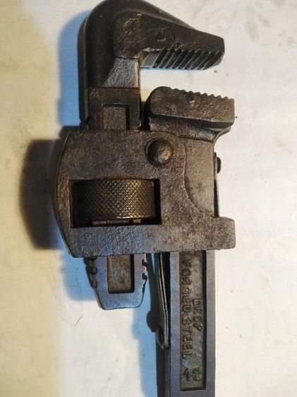 ประแจ​จับ​ท่อ​ขา​เดี่ยว​เบอร์​12​งาน​เก่า​เยอรมัน​ รูปที่ 7