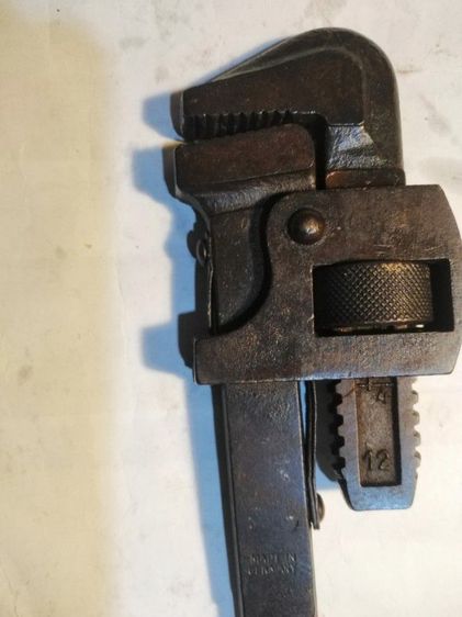 ประแจ​จับ​ท่อ​ขา​เดี่ยว​เบอร์​12​งาน​เก่า​เยอรมัน​ รูปที่ 8