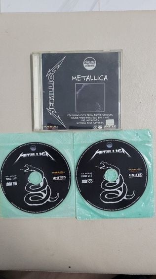 ขายแผ่นทองซีดี 2 แผ่น Metallica ALBUM  Classic Albums  
- โดย Panorama  
สภาพแผ่นสวยมากเดิมๆ เจ้าของเก็บรักษาอย่างดี ไว้สะสม รูปที่ 1