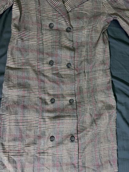 เดรสลายสก๊อตสีน้ำตาล รูปที่ 5