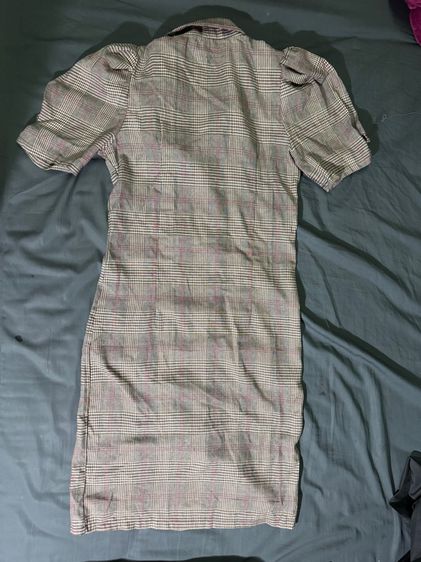 เดรสลายสก๊อตสีน้ำตาล รูปที่ 2