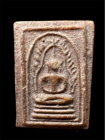พระพุทธชินราช หลวงปู่นาค วัดหัวหิน รุ่นมฤคทายวัน พิมพ์เล็ก เนื้อผง ปี2466 พร้อมบัตรรับรองพระแท้ รูปที่ 1