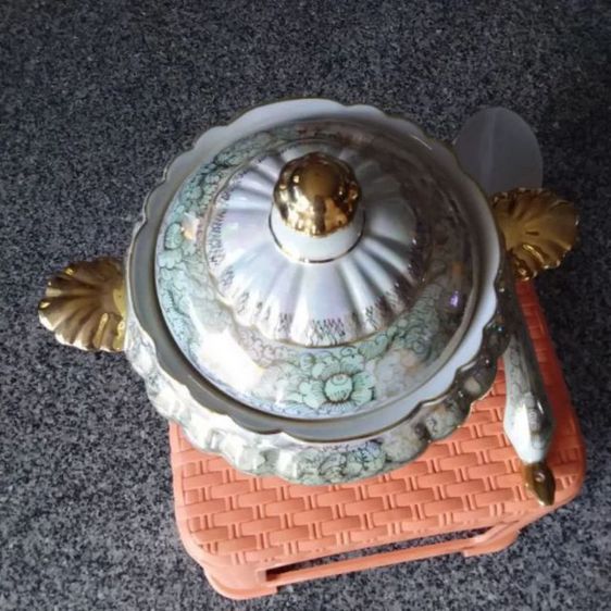 เบญจรงค์โถ ข้าวพร้อม ทัพพี 25 ปี ไม่มีส่ง มารับของเอง ต่อราคาใด้ รูปที่ 13