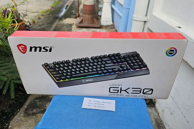 Keyboard Gaming MSI Vigor GK30 ของใหม่ มือหนึ่ง รูปที่ 5