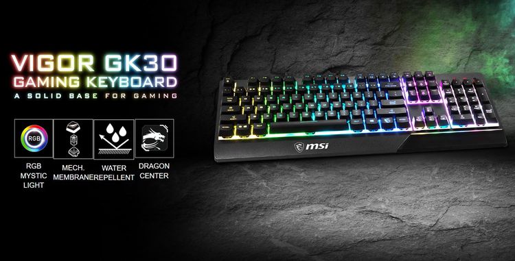 Keyboard Gaming MSI Vigor GK30 ของใหม่ มือหนึ่ง รูปที่ 9
