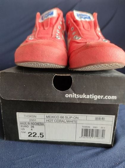 Onitsuka Tiger รองเท้าผ้าใบ ผ้า UK 3.5 | EU 36 | US 5 ส้ม รองเท้า Onisuka Tiger