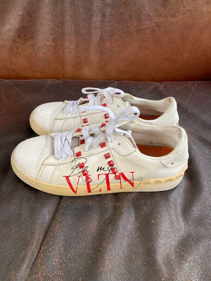 Valentino Graravani  รองเท้าหนังผ้าใบ  sneaker  รูปที่ 5