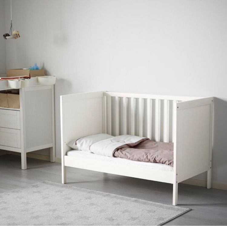 เตียงเด็กอ่อน IKEA รุ่น SUNDVIK ซุนด์วีค สีขาว  รูปที่ 6