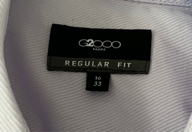 เสื้อเชิ้ตชายของแท้ G2000 ขนาด 16 33 regular fit  ไม่เคยใส่ซักเก็บ รูปที่ 4
