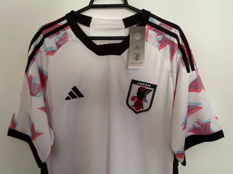 ชุดฟุตบอล Adidas ผู้ชาย ขาว เสื้อฟุตบอลทีมชาติญี่ปุ่น