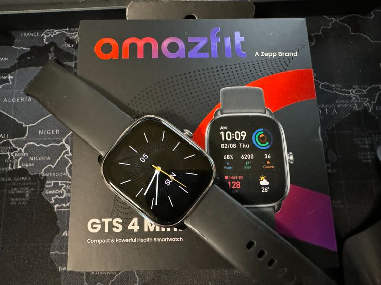 Amazfit GTS 4 mini GPS Smart watch SpO2 Waterproof Smartwatch วัดออกซิเจนในเลือด สัมผัสได้เต็มจอ นาฬิกาสมาร์ทวอทช์ GTS 4 Mini วัดชีพจร รูปที่ 3
