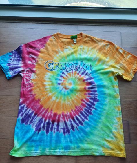 Crayola Tie Dye Unisex T-shirt 2XL  รูปที่ 3