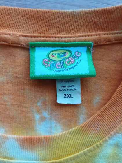 Crayola Tie Dye Unisex T-shirt 2XL  รูปที่ 7