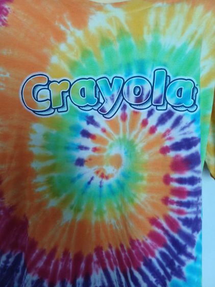 Crayola Tie Dye Unisex T-shirt 2XL  รูปที่ 4