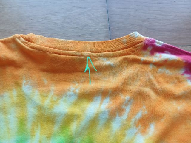 Crayola Tie Dye Unisex T-shirt 2XL  รูปที่ 9