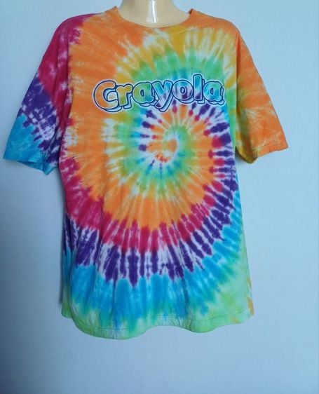 Crayola Tie Dye Unisex T-shirt 2XL  รูปที่ 1