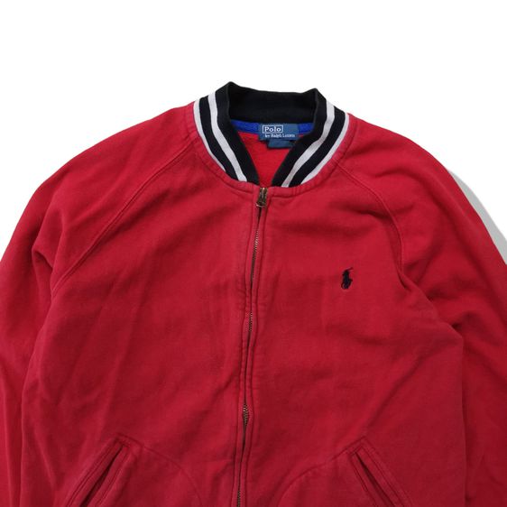 Polo Ralph Lauren Red Bomber Jacket รอบอก 42” รูปที่ 6