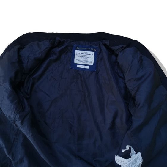 Zara Man Denimwear Bomber Jacket รอบอก 44” รูปที่ 6
