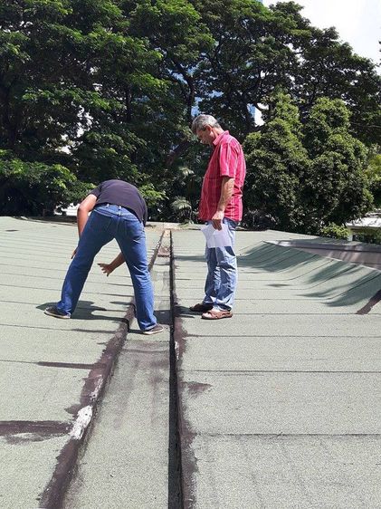 ฝนตกดาดฟ้า หลังคารั่ว มีปัญหาน้ำรั่วซึม.ให้เราจัดการ โดยทีมงานมืออาชีพมีประสบการณ์ รูปที่ 16