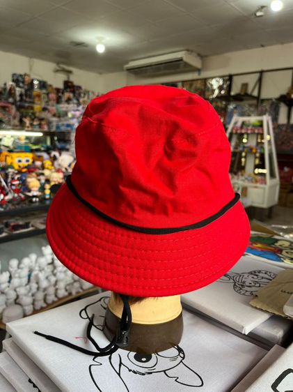หมวกบัตเกตงานปัก ใส่สบาย สีแดง รูปที่ 2