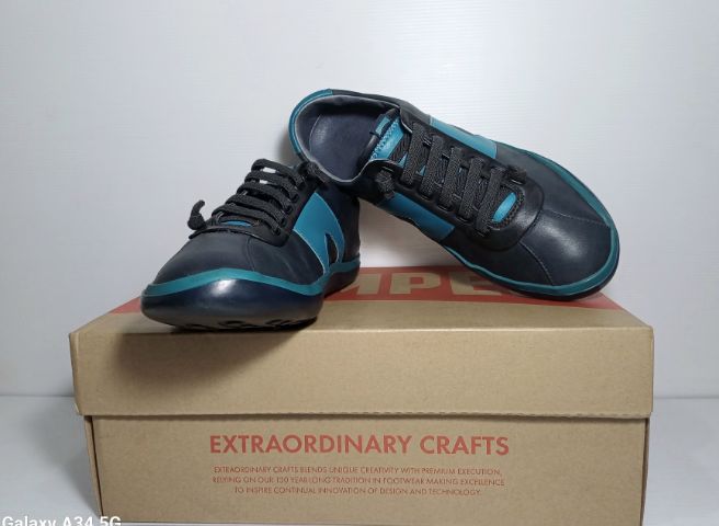 CAMPER Sneakers, Unisex 39EU(25.0cm) Original ของแท้ มือ 2 สภาพเยี่ยม, รองเท้า CAMPER หนังแท้ พื้นเต็ม Soft นุ่มพิเศษ ไม่มีตำหนิใดๆ สวยมาก รูปที่ 9