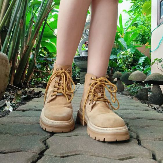 Genuine leather Ankle boots 
Size 39ยาว24.5(25.5)cm
ราคา 550฿ รูปที่ 4