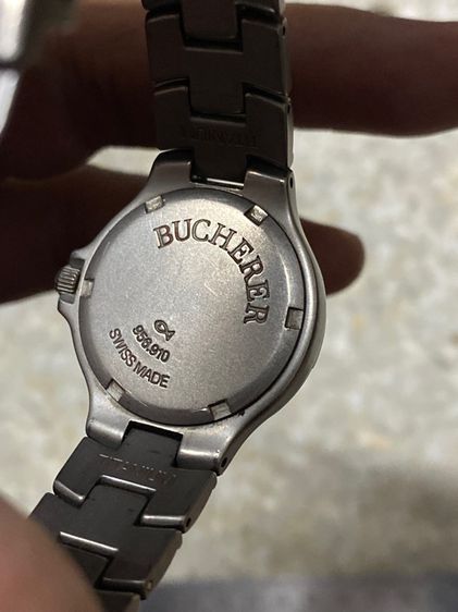 นาฬิกายี่ห้อ BUCHERER   ควอทซ์ สวิส เลดี้ ตัวเรือนไทเทเนียมทั้งเรือน สายยาว 15.5 เซนติเมตร  2200฿ รูปที่ 3
