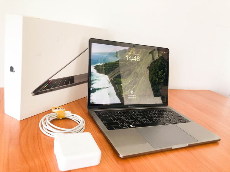 Apple Macbook Pro 13 Inch แมค โอเอส 8 กิกะไบต์ ไม่ใช่ MacBook Pro 13 2019 สี Space Gray i5 2.4 RAM 8GB SSD 256GB สภาพใหม่