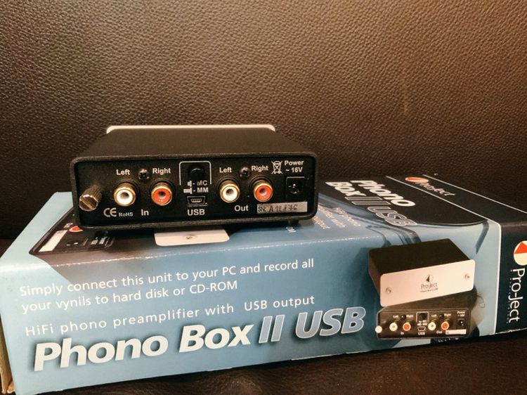 ขายภาคขยายหัวเข็มแผ่นเสียง Pro-Ject Audio System Phono Box II USB Phono Preamp New with box มี MM MC ส่งฟรี รูปที่ 4