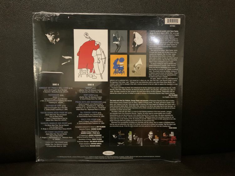 ขายแผ่นเสียงแผ่นซีลแนวแจ๊ส  Bill Evans Smile With Your Heart 180g. 2019 USA LP Vinyl ส่งฟรี  รูปที่ 2