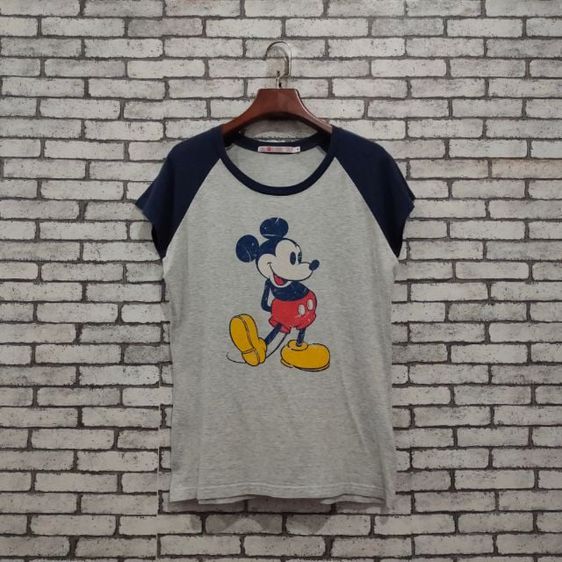 อื่นๆ เสื้อทีเชิ้ต เทา แขนสั้น 🔥เสื้อยืด Uniqlo x Disney Mickey Mouse