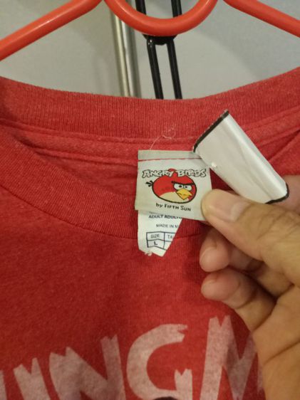 เสื้อ ยืด  Fifth Sun Ren Angry Birds Graphic T-shirt   วินเทจ มีขายในอีเบ้
อก44ยาว30 ป้าย L
ผ้า coton50℅   polyester50℅
งานป้าย  Angry Birds
 รูปที่ 2