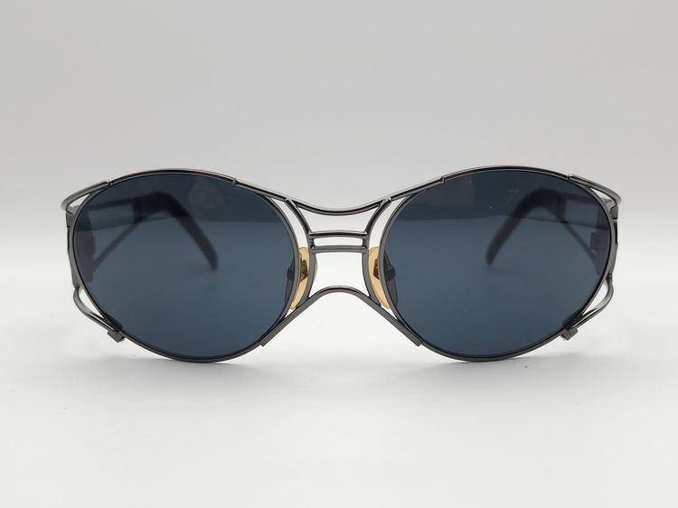 🕶 Jean Paul Gaultier 58-6101 Steampunk 90s Sunglasses JPG แว่นกันแดด ฮิพฮอพ สตีมพังก์ Punk รูปที่ 2