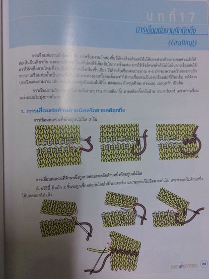 คู่มือ​การ​ถัก​นิ​ตติ้ง​PINN​K NITTING​ รูปที่ 4