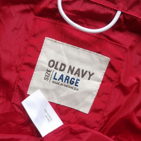 Old Navy Red Hooded Jacket รอบอก 46” รูปที่ 8