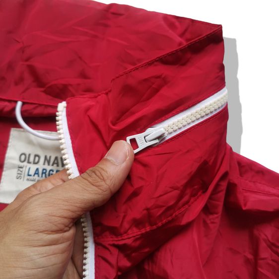 Old Navy Red Hooded Jacket รอบอก 46” รูปที่ 5