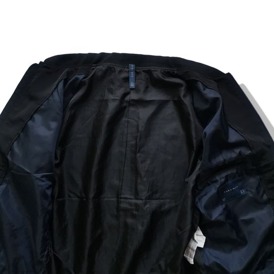 Zara Man Black Bomber Jacket รอบอก 45” รูปที่ 3