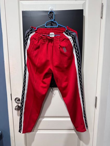 เสื้อ-กางเกงวอร์มสีแดงสด แบรนด์ superstar(ชุดเซต) รูปที่ 9