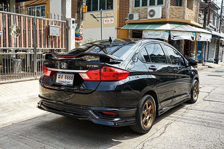 Honda City 2017 1.5 S Sedan เบนซิน ไม่ติดแก๊ส เกียร์อัตโนมัติ ดำ รูปที่ 3