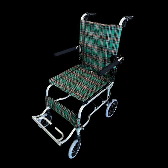 Abloom รถเข็นผู้ป่วย รุ่นกะทัดรัด สำหรับพกพา น้ำหนักเบา Portable Wheelchair รุ่น DY-0190003LABJ (แถมฟรีกระเป๋าใส่รถเข็น) รูปที่ 4