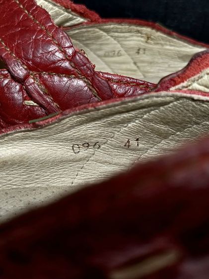 EL NATURALISTA, Dark Red Open-Heel Slip-on Casual Sandals for Women 41EU(26.0cm) Original ของแท้ มือ 2 สภาพเยี่ยม, รองเท้าแตะลำลอง El Nat รูปที่ 18