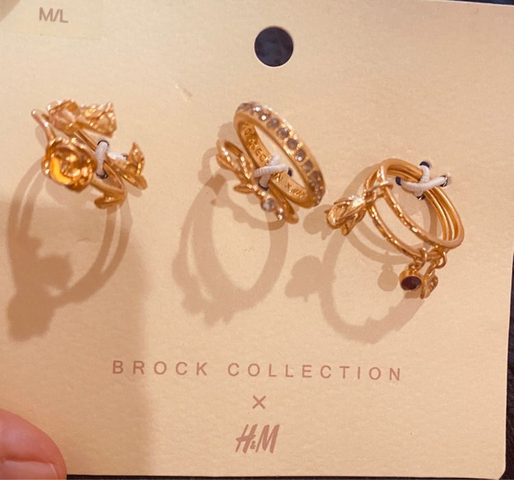 โลหะ HM x Brock เซทแหวน 6 วง