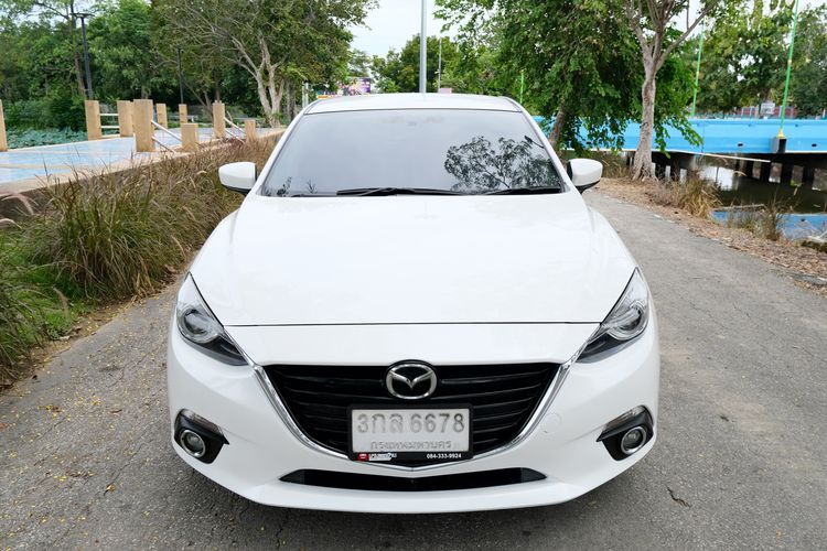 Mazda Mazda3 2014 2.0 S Sports Sedan เบนซิน ไม่ติดแก๊ส เกียร์อัตโนมัติ ขาว รูปที่ 2