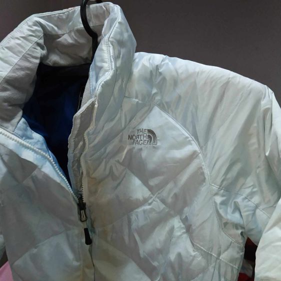 The North Face 550 Down Puffer Jacket - White - Women - Size S รูปที่ 14