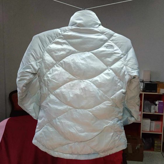The North Face 550 Down Puffer Jacket - White - Women - Size S รูปที่ 4
