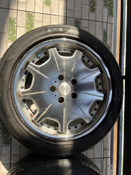 ล้อแท้vip 5รู112 ขอบ17 et30 ล้อ7.5 ไม่คดไม่ดุ้งไม่ซ่อม ติดยาง ชุดละ15900 รูปที่ 5