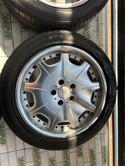 ล้อแท้vip 5รู112 ขอบ17 et30 ล้อ7.5 ไม่คดไม่ดุ้งไม่ซ่อม ติดยาง ชุดละ15900 รูปที่ 2