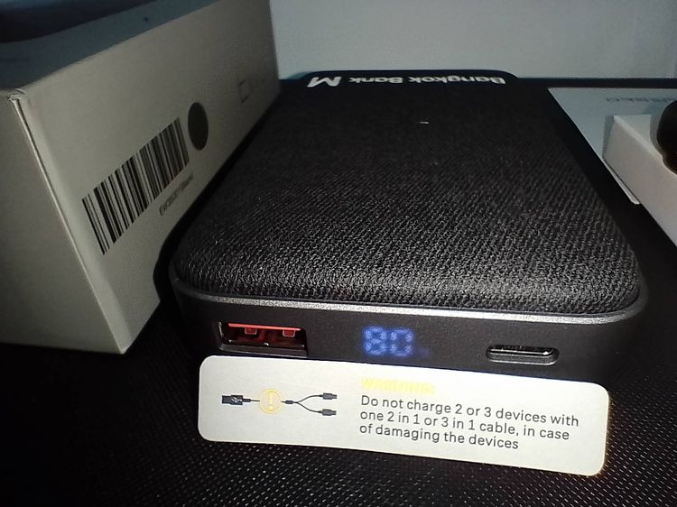 Eloop EW35 Power Bank 10000mAh Fast Charge QC 3.0 PD 20W สีดำ รูปที่ 4