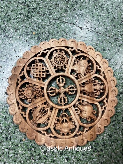 แผ่นไม้หอมแกะสลัก สะสม รูปที่ 7