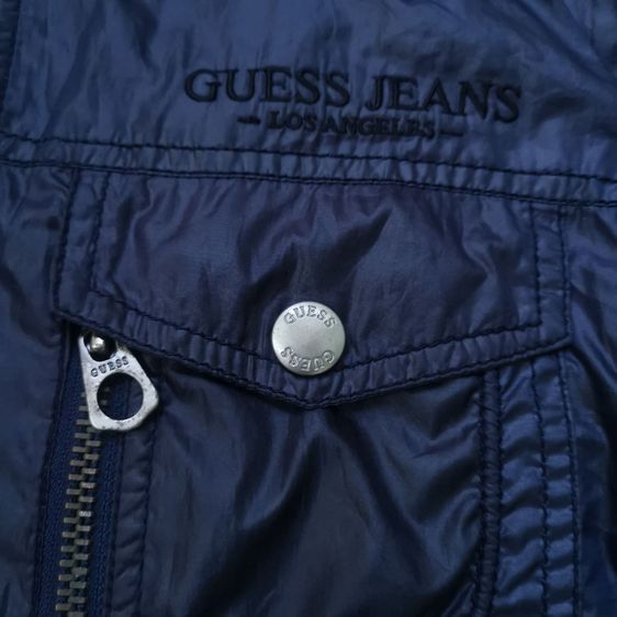 Guess Jeans Navy Blues purple Full Zipper Jacket รอบอก 44” รูปที่ 7